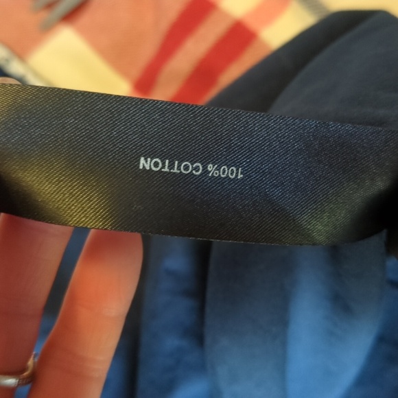 Ricky Singh Denim & Flower Navy Anchor Print Short Sleeved Button Down Shirt - Picture 4 of 4